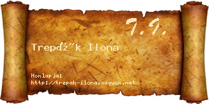 Trepák Ilona névjegykártya